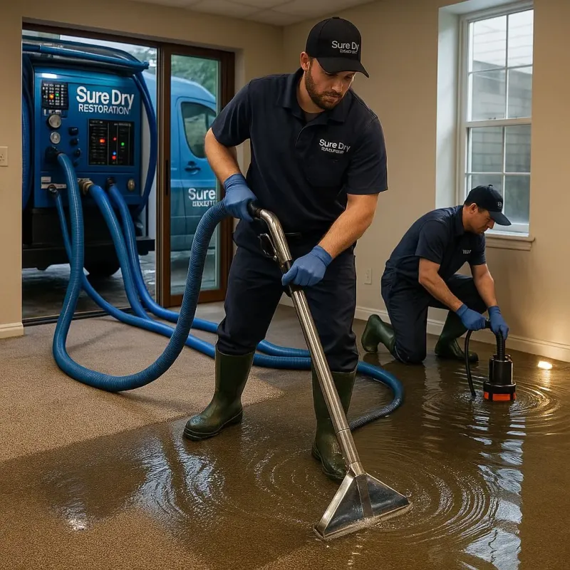 Water Extraction and Removal process in Pittsburg, KS